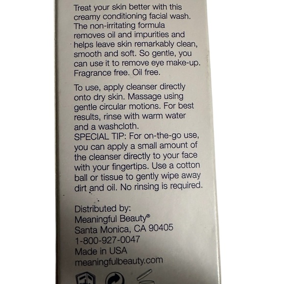 Meaningful Beauty Cindy Crawford Skin Softening Cleanser 5.5fl oz. NIB - Picture 4 of 5